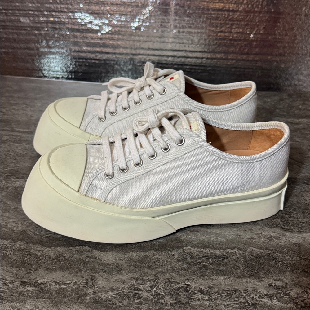 MARNI Pablo leather sneakers. Size 39 - Picture 3 of 11
